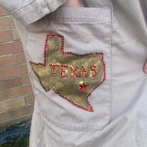 Hand painted dusted coat